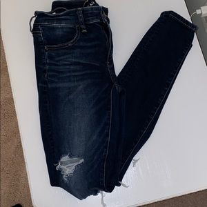 American Eagle ripped jeans